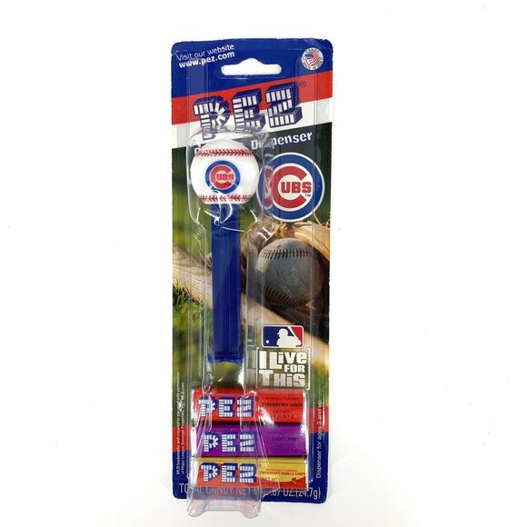 NEW Chicago Cubs PEZ Candy Dispenser Baseball Collectible from 2007 - Picture 2 of 8